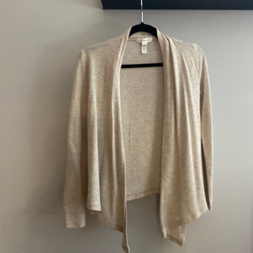 Ambiance Apparel Beige Cardigan